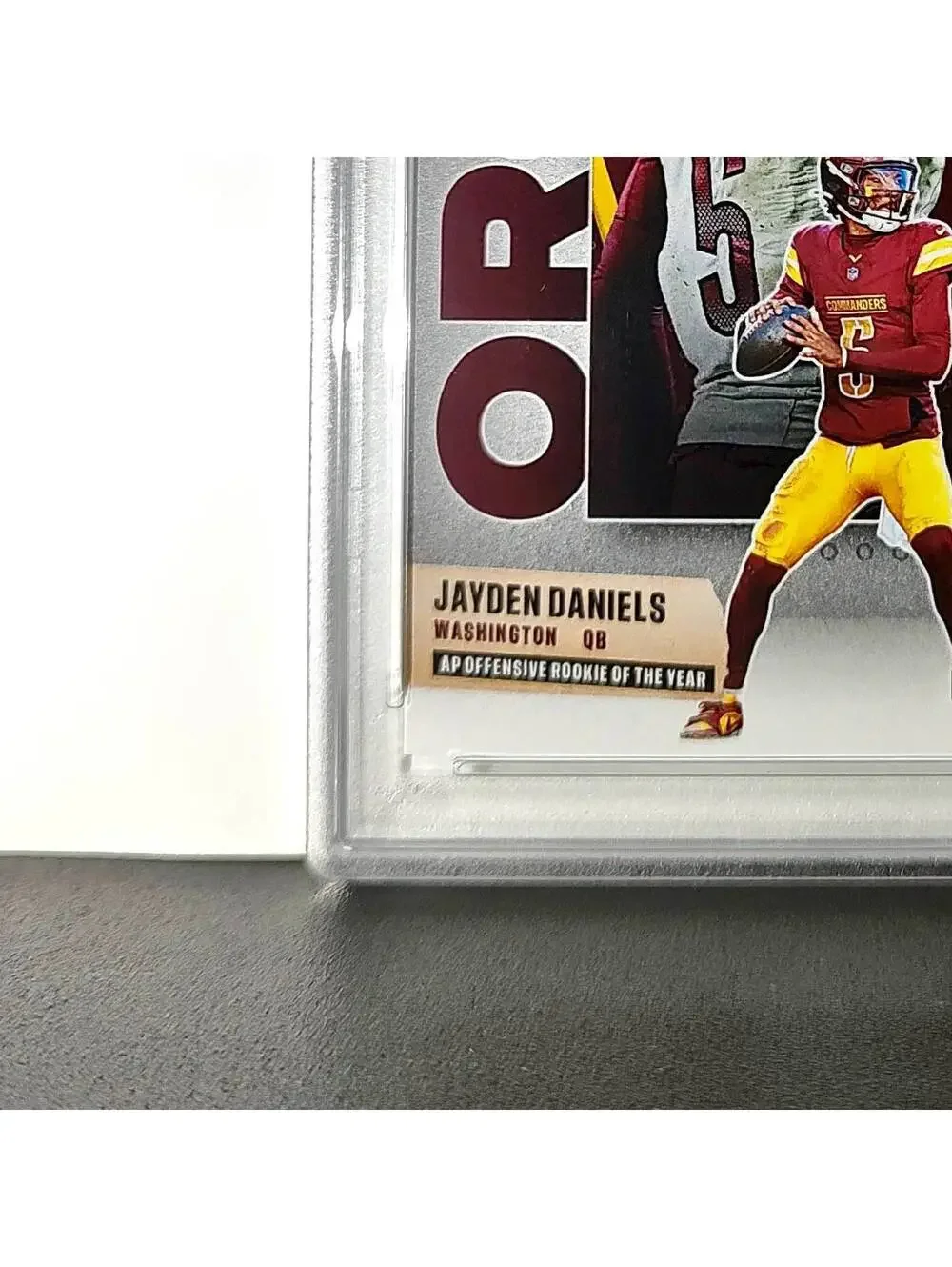 Jayden Daniels 2024 Panini NFL AP Offensive Rookie of the Year Commanders PSA 10